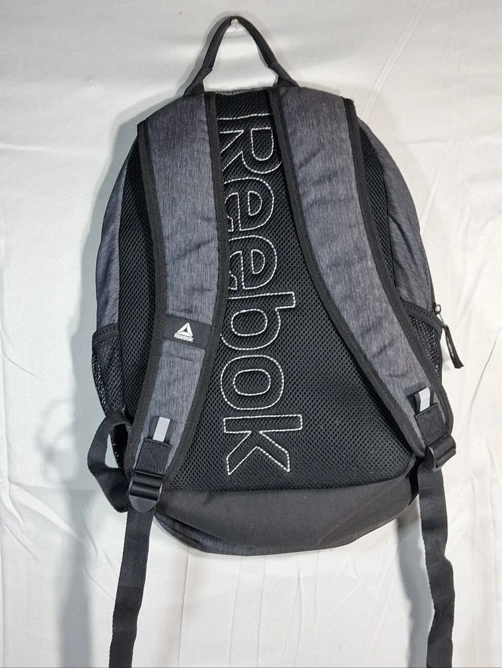 Reebok Riley Kids Grey Heather/Black Lining Multi- Pocketed Backpack/Knapsack